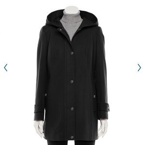 Women's hooded wool blend coat from TOWER by London Fog